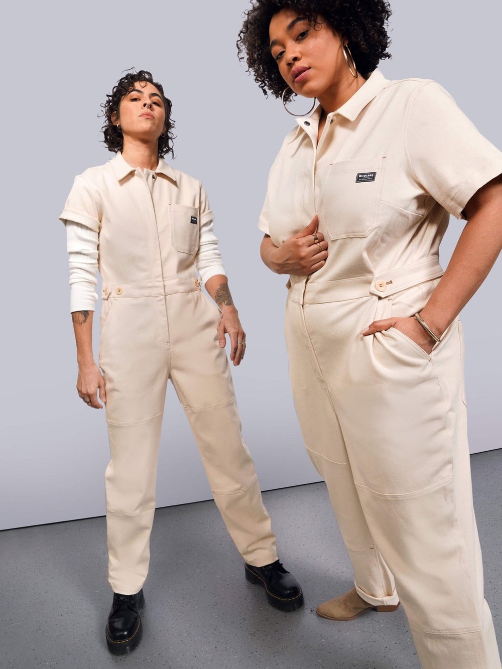 WILDFANG The Workwear Collection The Essential Denim High Waisted Coveralls
S